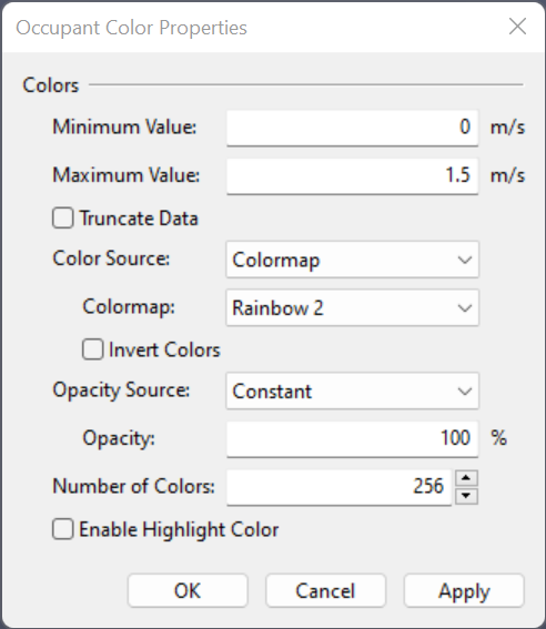 results ui dialog occupant color properties